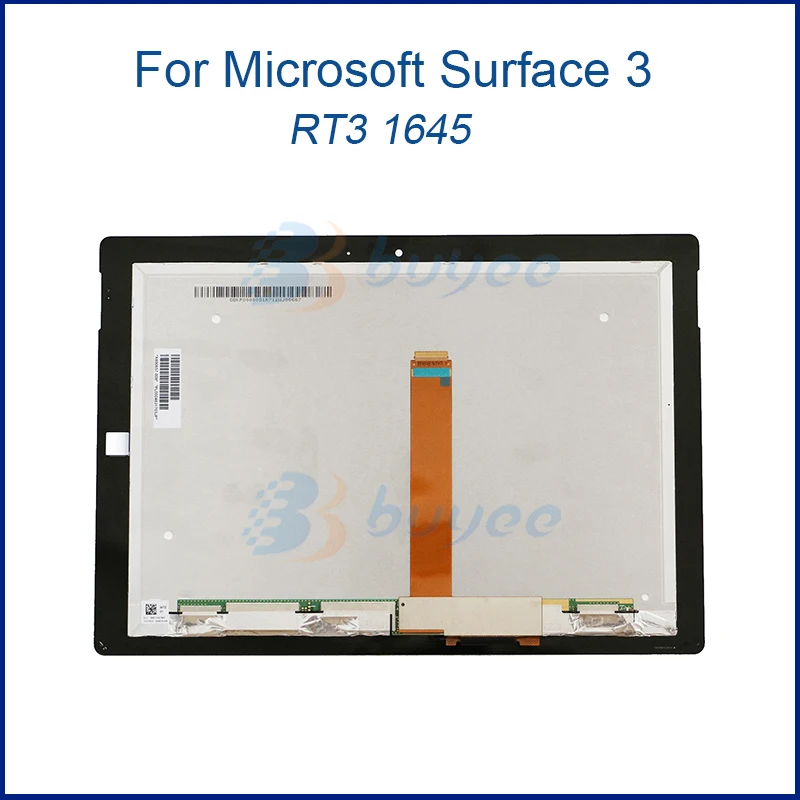 

New 10.8" For Microsoft Surface 3 RT 3 1645 RT3 1645 LCD Display Touch screen panel Digitizer Assembly replacement