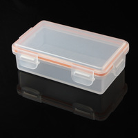 1Pc Portable Hard Plastic Case Holder Storage Box Transparent Universal Batteries Storage Cases Fit for 2x18650 Battery