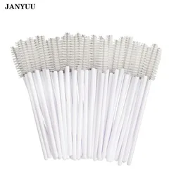 1000Pcs/lot Disposable Micro Eyelash Brushes Mascara Wands Applicator Cosmetic Brushes Comb White Eyelash Extension Makeup Tool