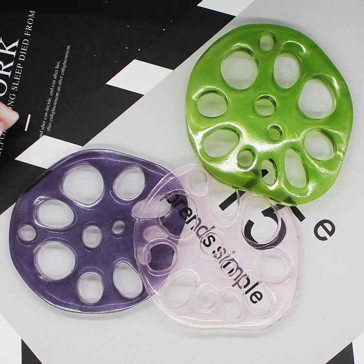 DIY UV Resin Lotus Root Slices Jewelry Mold Silicone Fruit Tray Coaster Resin Molds Epoxy Mould Silicone Jewelry Tools