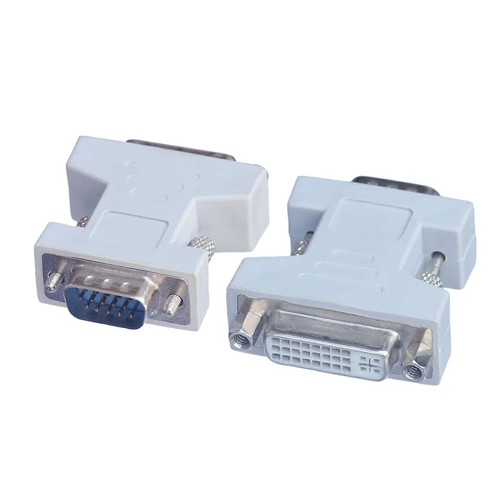 DVI to VGA Connector DVI-I Female to VGA Male Adapter Convert for PC Projector