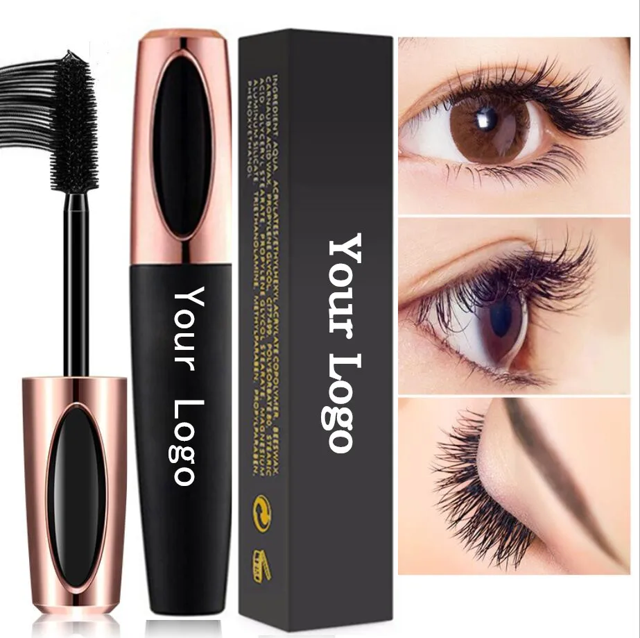 

Wholesale Custom Private Label Mascara Curling Thick Waterproof Lengthening 4D Fiber Mascara