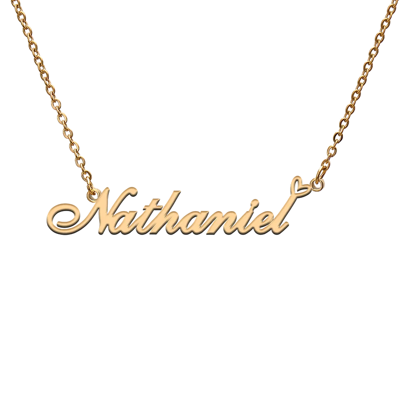 

Custom Personalized Name Necklaces for Nathaniel Best Friends Birthday Christmas Mother Days Jewelry Gifts