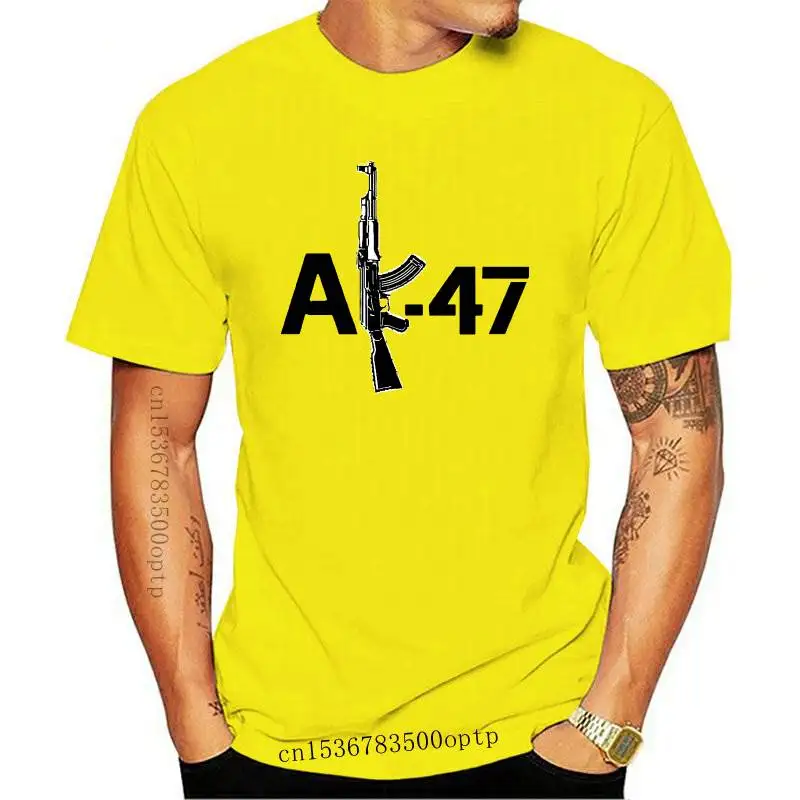 Ak-47 New T-Shirt Russia Kalashnikov Automatic Rifle Weapon 2021 New Arrival Brand Fashion Graphic T Shirts