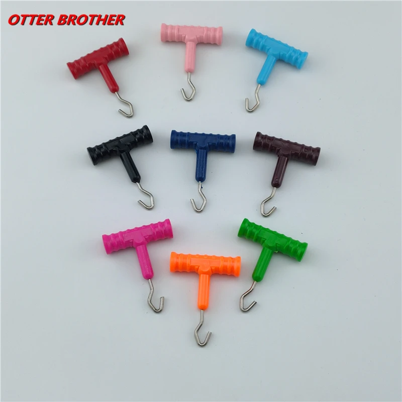 1pcs Fishing Sea Stainless Steel Knot Puller Tool Rig Making Carp Terminal Tackle Making Accessories