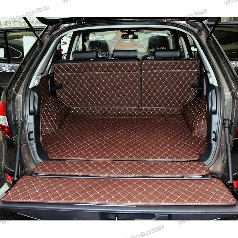 leather car trunk mat for renault koleos qm5 2006 2007 2008 2009 2010 2011 2012 2013 2014 2015 2016 cargo liner boot samsung