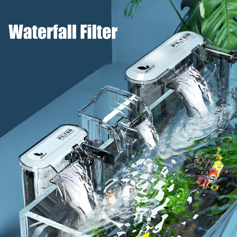 Fish Tank Filter Manure Cleaner Silent Suspension Oxygen Pump External Waterfall Filter Equipment Aquarium Accessories