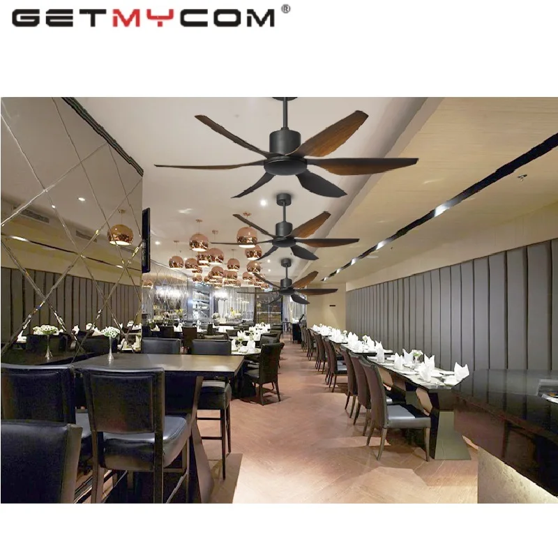 Getmycom 56 inch frequency conversion large wind ceiling fan living room quiet lamp decoration dining room retro American remote