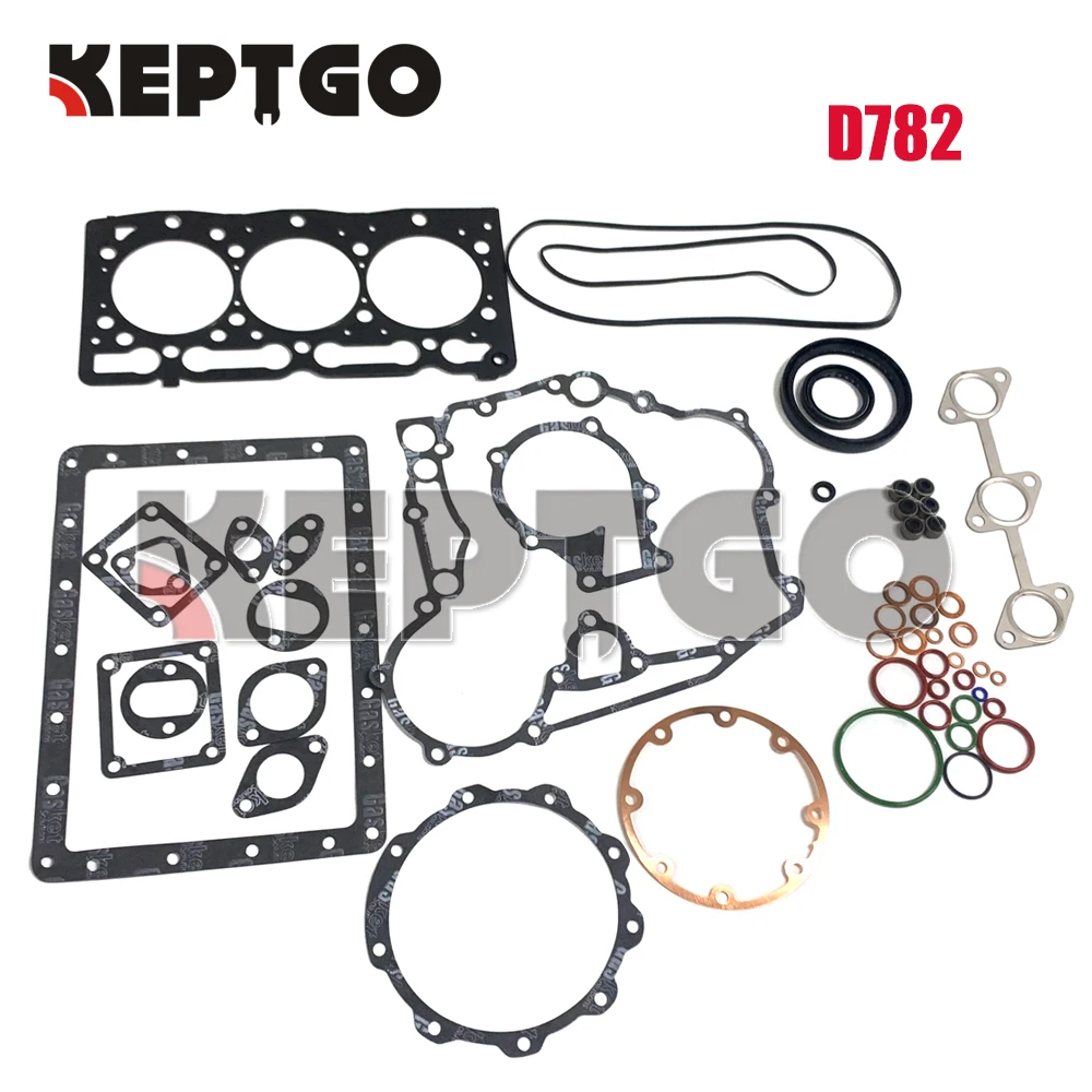 New D782 Full Gasket Set With Head Gasket For Kubota