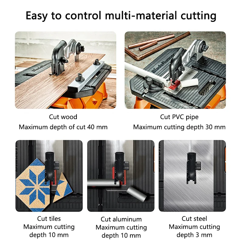 220V Multi-function Table Saw WX572 Jigsaw Chainsaw Cutting Machine Sawing Tools Woodworking 650W Domestic Power Tools 1PC