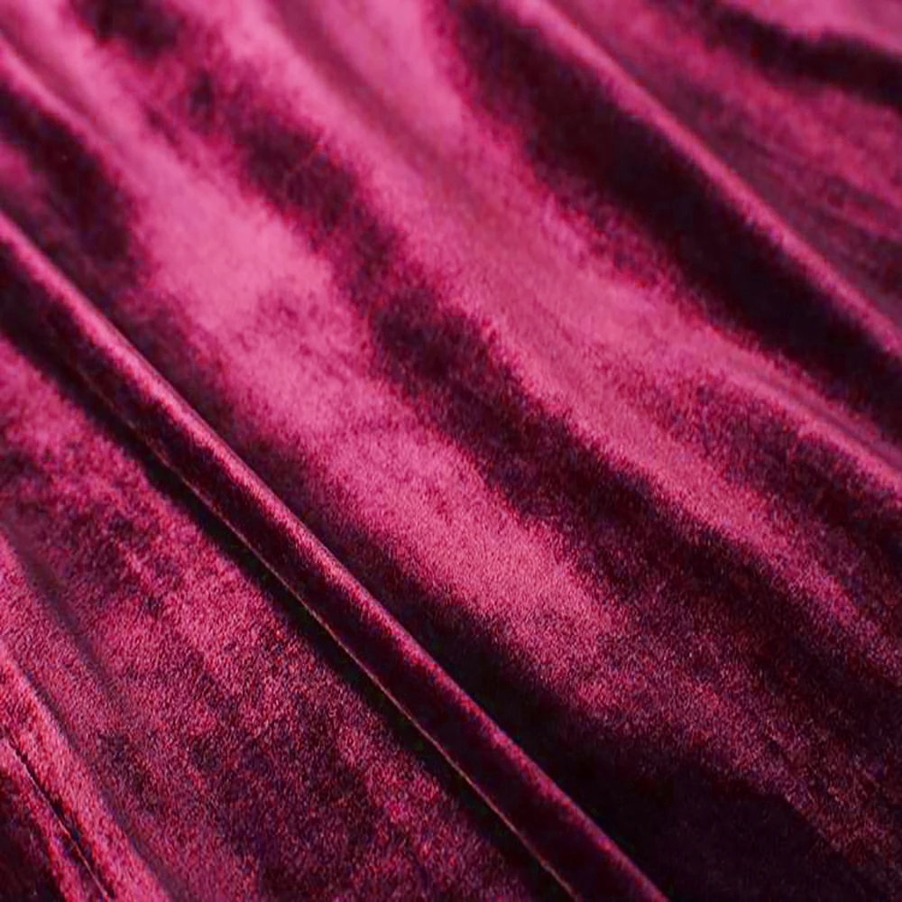 Silk Velvet Fabric 40 momme 140cm Width 55