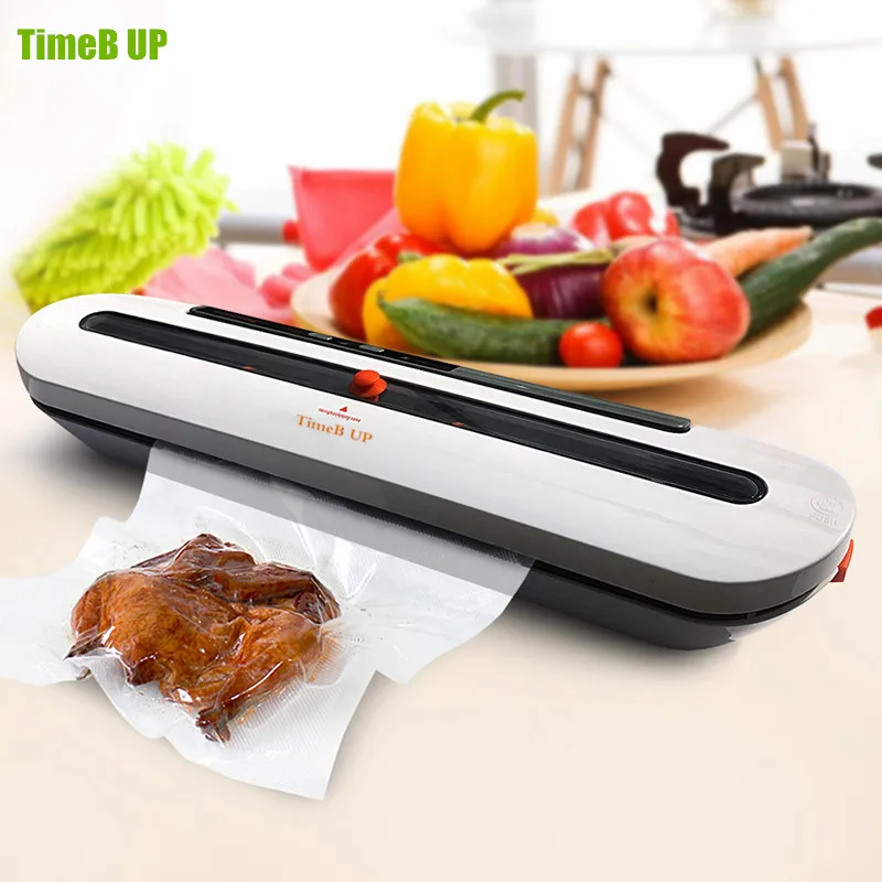 Household Vacuum Sealer Upgraded Automatic Food Sealer Machine with 10 Sealing Bags Food Vacuum Air Sealing System