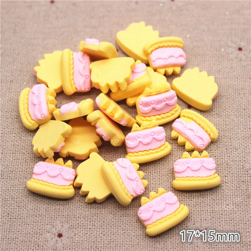 20pcs  Resin Cake/Donut/Lollipop/Ice cream Flatback Cabochon Simulation Food Art Supply Home Decoration Charm Craft