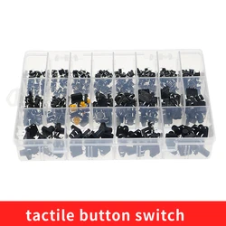 250pcs/lot 6X 6mm 12x12mm, tactile button switch, micro instant touch classification kit-20 overvalued/4pins