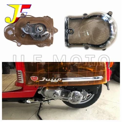 For The HondaDIOModified AF17 AF18 AF24 AF27 AF28 Giorno AF52E Julio Drive Cover Clutch Start Side Cover Transparent Edge Cover