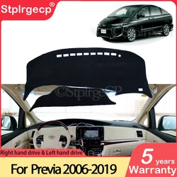 Per Toyota Previa 50 2006 ~ 2019 XR50 Estima Tarago Tappetino antiscivolo Cruscotto Copertura Pad Parasole Dash Zerbino Tappeto Accessori auto 2018