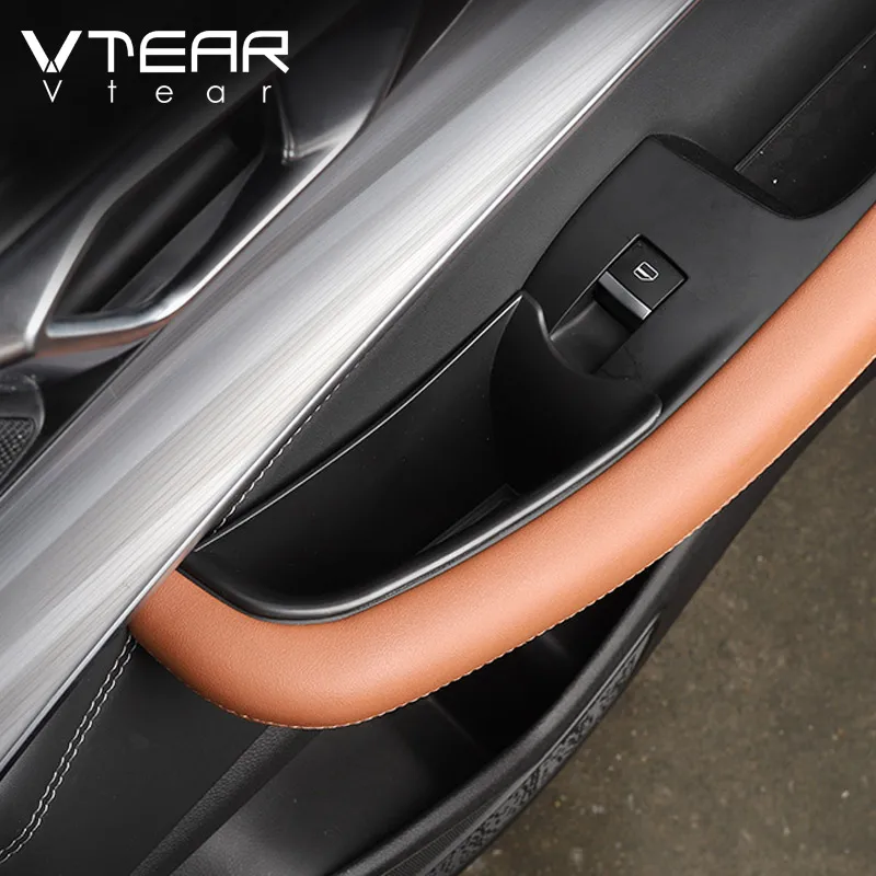 Vtear Car Interior Door Storage Box Decoration Inner Armrest Accessories Trim Styling Parts For Chery Tiggo 8/Tiggo 8 Pro/Max
