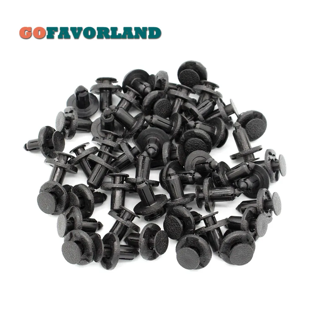 x10 x20 x50 Black Nylon Front Bumper Type Trim Clips 11296-AG000 11296AG000 For Nissan Altima Maxima For Infiniti FX 35/45