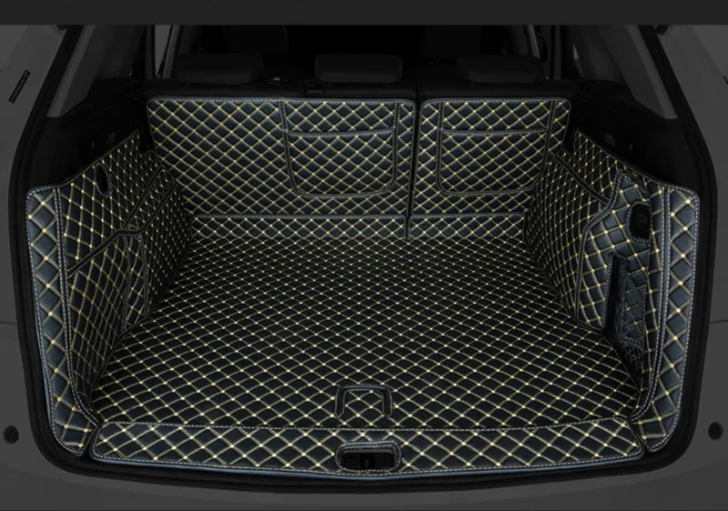 

High quality! Special car trunk mats for Audi Q5 2017-2008 waterproof boot carpets cargo liner mat for Q5 2015,Free shipping