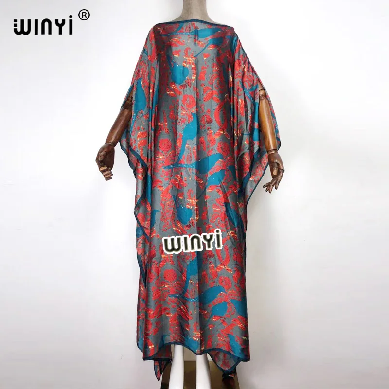 WINYI 2021 Saudi Arabia new Women Summer Casual Sleeveless Party robe foular Woman Female Beach Split Long Maxi Dresses Vestidos