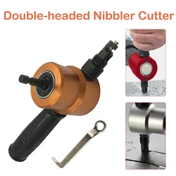 Professional Nibble Metal Cutter Double Head Sheet Nibbler Metal Cutter Drill