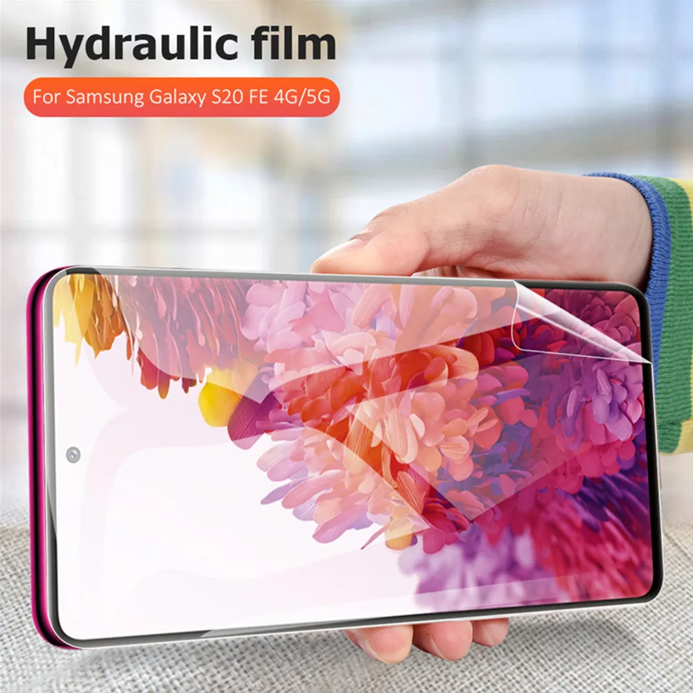 100D Hydrogel Film For Samsung A51 Screen Protector Note 20 Ultra10 Lite Galaxy S20 FE A50 A71 S10 Plus S10E A11 A10 A70 Glass