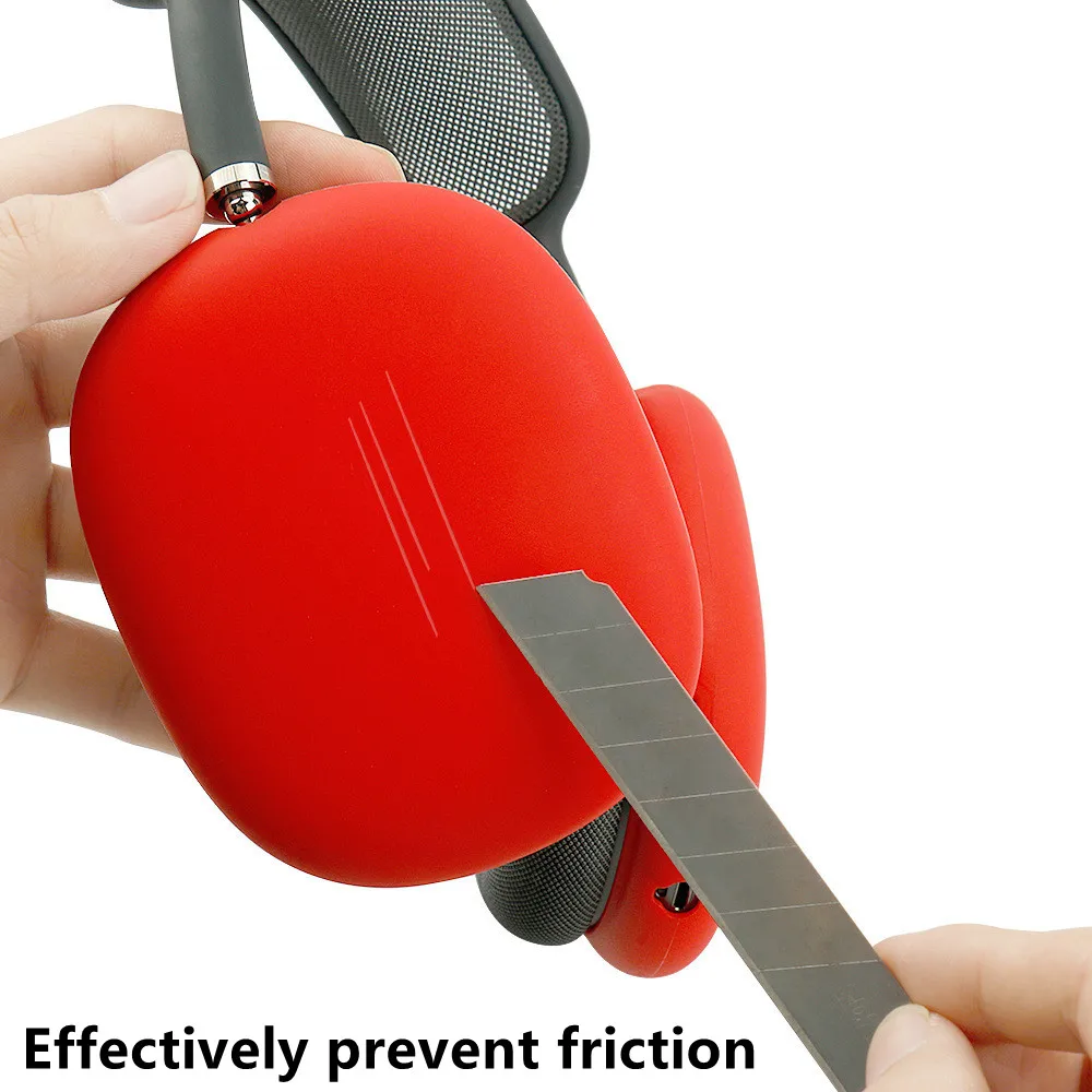 Чехол для AirPods Max, Милые силиконовые аксессуары для наушников, защитный чехол из двух частей для наушников Apple AirPods Max, чехол