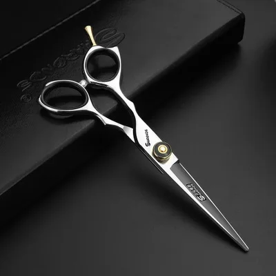 Left Hand Hairdressing Scissors 6-inch Flat Tooth Scissors Special Barber Scissors for Left-handed Hair Cutting Tools