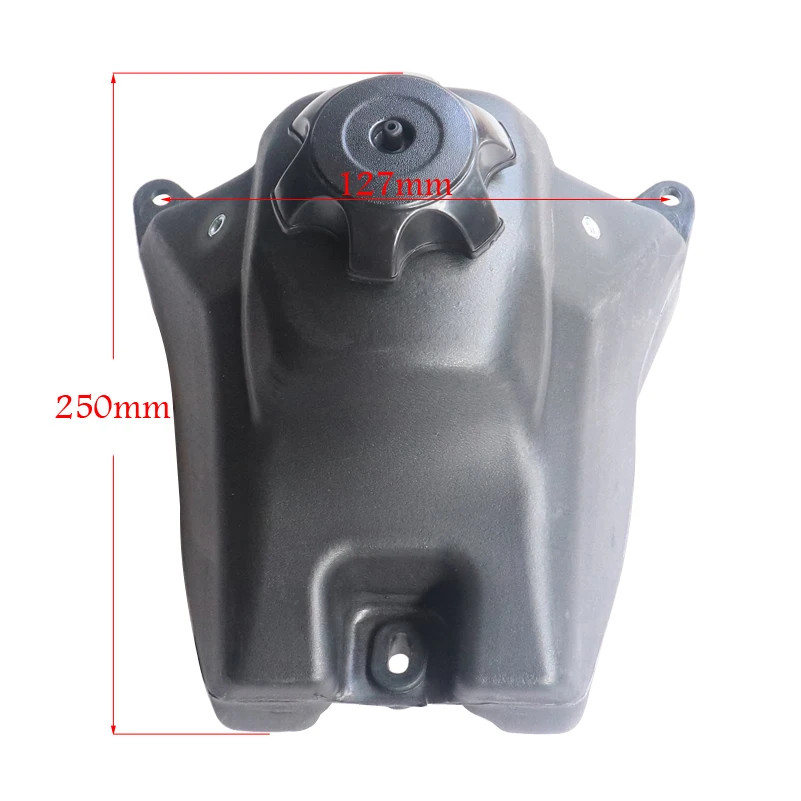 Black New Motorcycle Gas Fuel Tank Plastic Petrol Tank Tap Cap for SSR Honda CRF XR 50-125CC Dirt Pit Bike