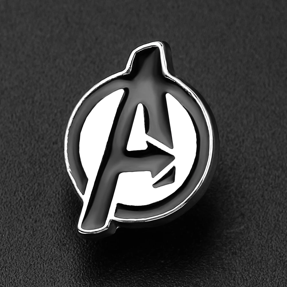 Marvel Cinematic Universe Enamel Brooches Spiderman Captain America Iron Man Thor Hulk Superhero Badges Pins