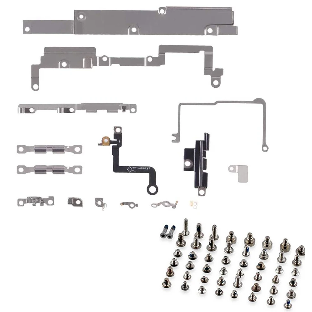 Small Metal Bracket Holder With Full Set Screws For iPhone 6 6S 7 8 Plus X XR XS Max Inner Parts Replacement