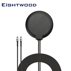 Eightwood 4G LTE Magnetic Mount MIMO TS9 Male Antenna for Hotspot Router AT&T ZTE Netgear LB1120 Nighthawk M1 MR1100 Unite 770S