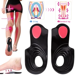 1 pair Flat Foot Corrector Gel Insole Cure Flat Feet  O/X Leg Arch supports 3 Size Avaible Orthopedic Correct Insoles