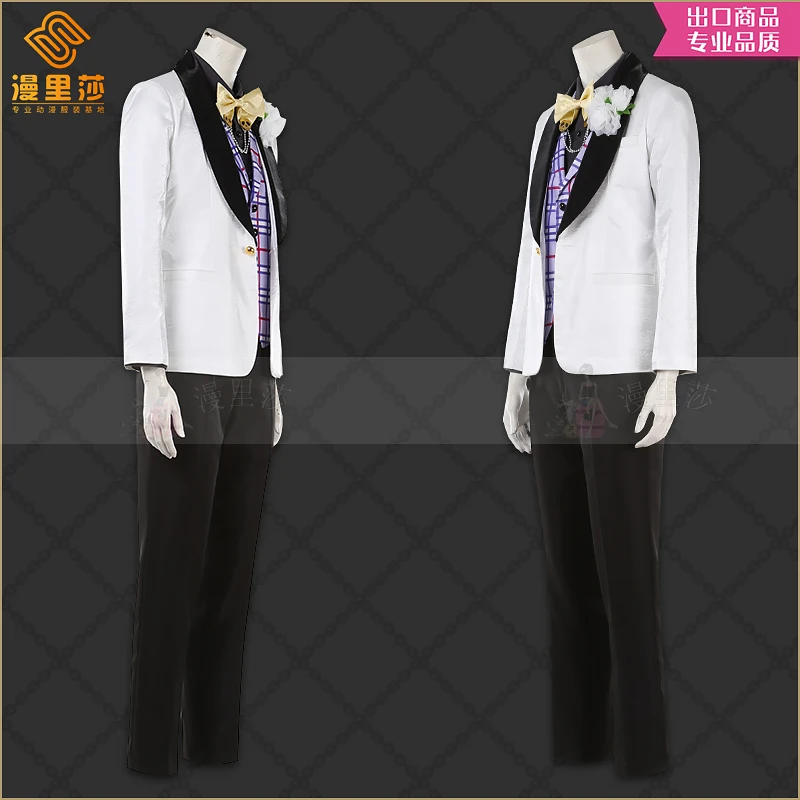 Twisted Wonderland POMEFIORE Epel White Uniforms Cosplay Costume Free Shipping F