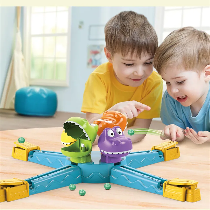 Electric crocodile pitching Table Board Game Child Company Play Adults Party Interactive competition toy for family educational