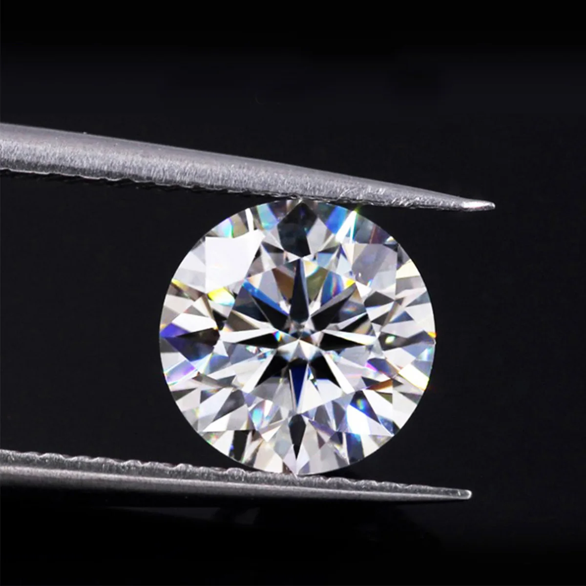 0.1ct To 8ct D Color VVS1 Round Shape Moissanite Stones Brilliant Cut Pass Diamond Tester Loose Gemstone For Women Jewelry Gem