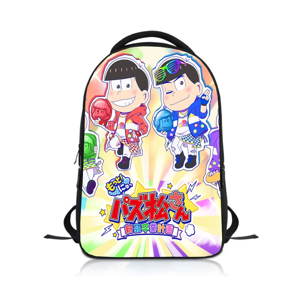 Anime Osomatsu San Studenten Rucksack Schule Tasche Kinder Cartoon Rucksack Jungen Mädchen Rucksack Kinder Bookbag Satchel
