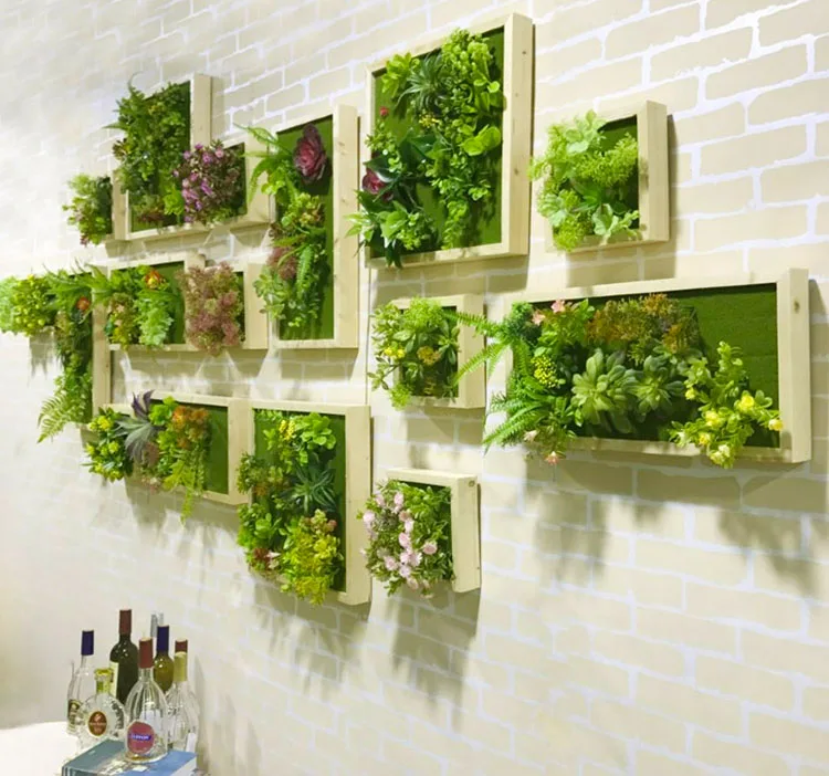 

Wall decoration living room wall pendant interior decoration wall plant wall hanging background wall simulation green plant wall