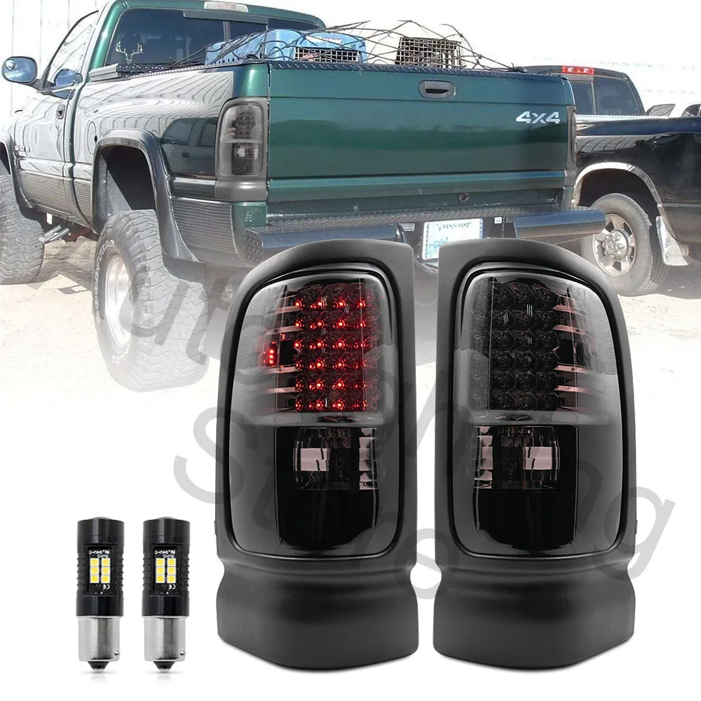 

Smoked Lens LED Tail Light Taillight for Dodge RAM 1500 2500 3500 1994-2001 Rear Turn Signal Parking Brake Lamp Assembly