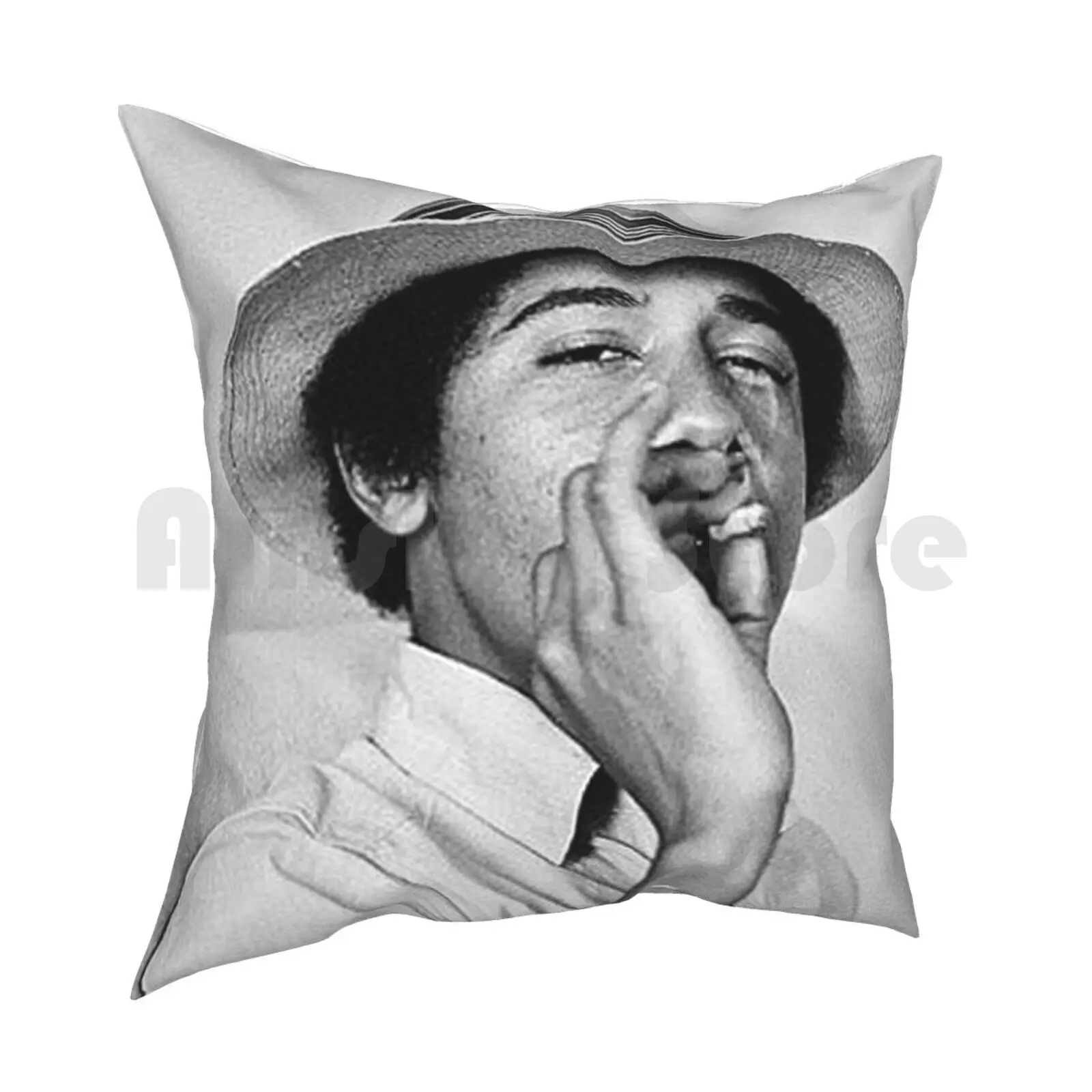 Barack Obama Smoking Pillow Case Printed Home Soft DIY Pillow cover Love Vintage Barack Obama Obama Portraid Smoking Obama