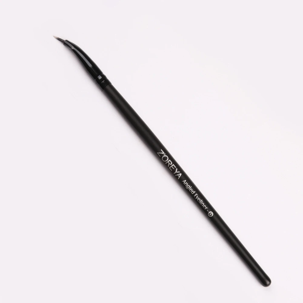 1/2/4pcs Lashes Eyeliner Brush Small Angled Ultra Fine Slanted Eyebrow Eyeliner Brush Soft Professional Brow Contour Brush