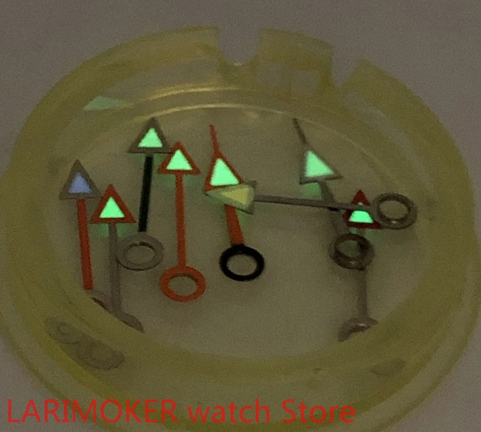 パールd3804ムーブメント用gmtマルチカラー時計ハンド