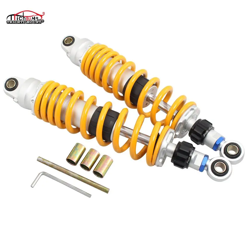 330mm Motorbike Adjustable Shock Absorber Damper Moto Rear Suspension For Harley Honda Suzuki ATV Quad Off-Road