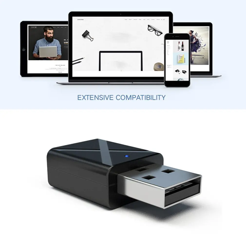 Onleny Bluetooth 5.0 Audio-ontvanger Zender Mini Stereo Bluetooth Aux Rca Usb 3.5Mm Jack Voor Tv Pc Auto Kit draadloze Adapter