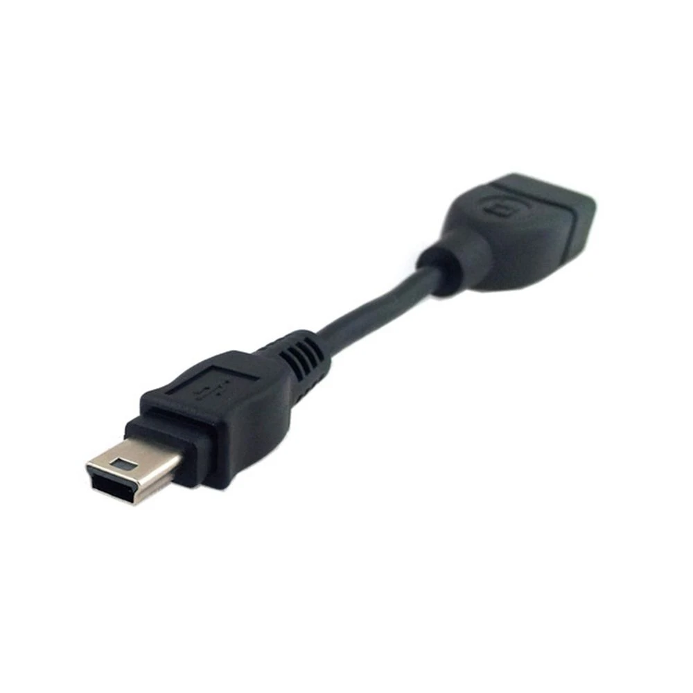 Test before send USB A Female to Mini USB B Male Cable Adapter 5P OTG V3 Port Data Cable For Car Audio Tablet For MP3 MP4