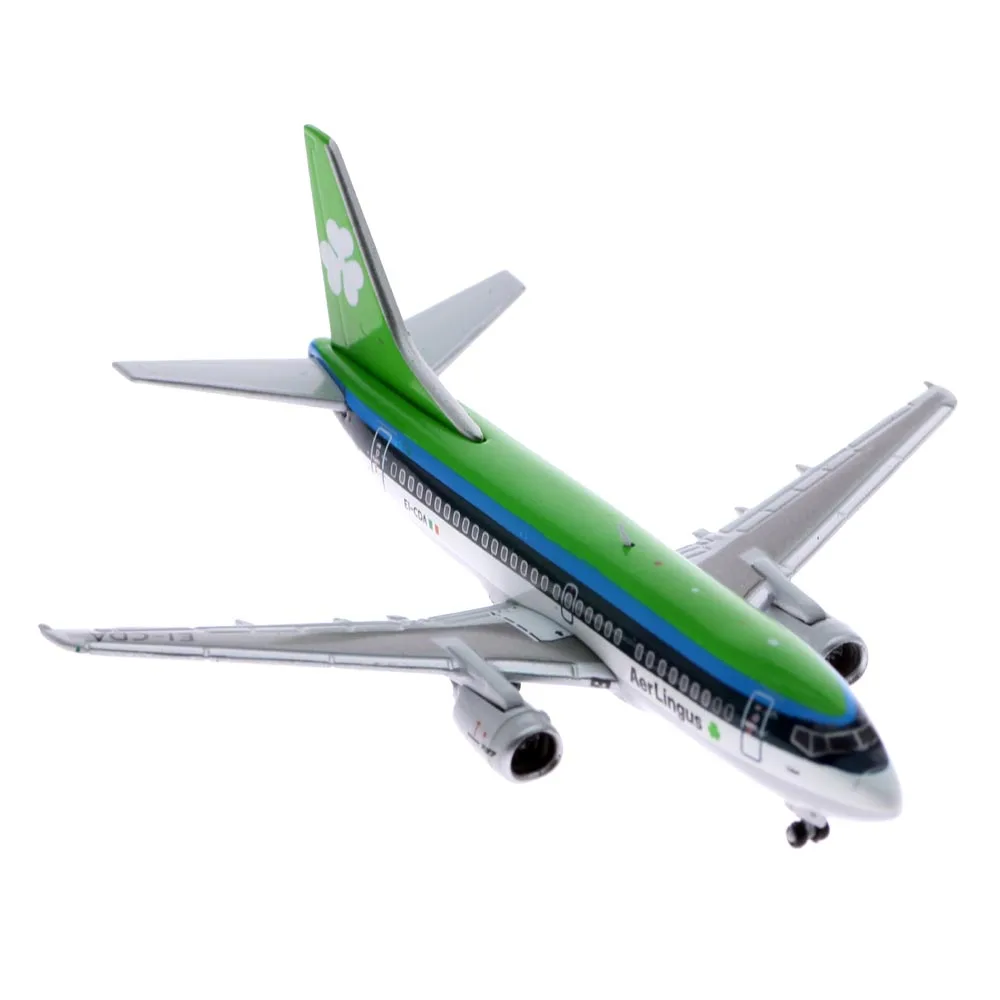 1:400 Alloy Collectible Plane JC Wings XX4884 Aer Lingus Airlines Boeing B737-500 Diecast Aircraft Jet Model EI-CDA With Stand