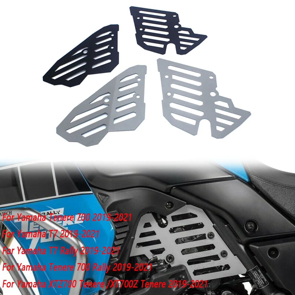 

For Yamaha Tenere700 Tenere 700 Rally T7 XTZ700 XT700Z 2019 2020 2021 Motorcycle Engine Guard Cover protector Crap Flap Set