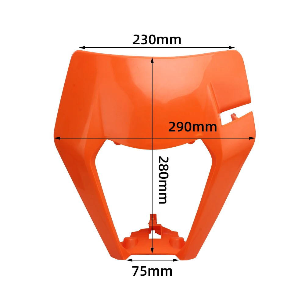For KTM Headlight Plate EXC 300 Accessories Enduro Motorcycle Mask SX XC SXF EXCF 125-500 Universal Dirt Bike Motocross Headlamp