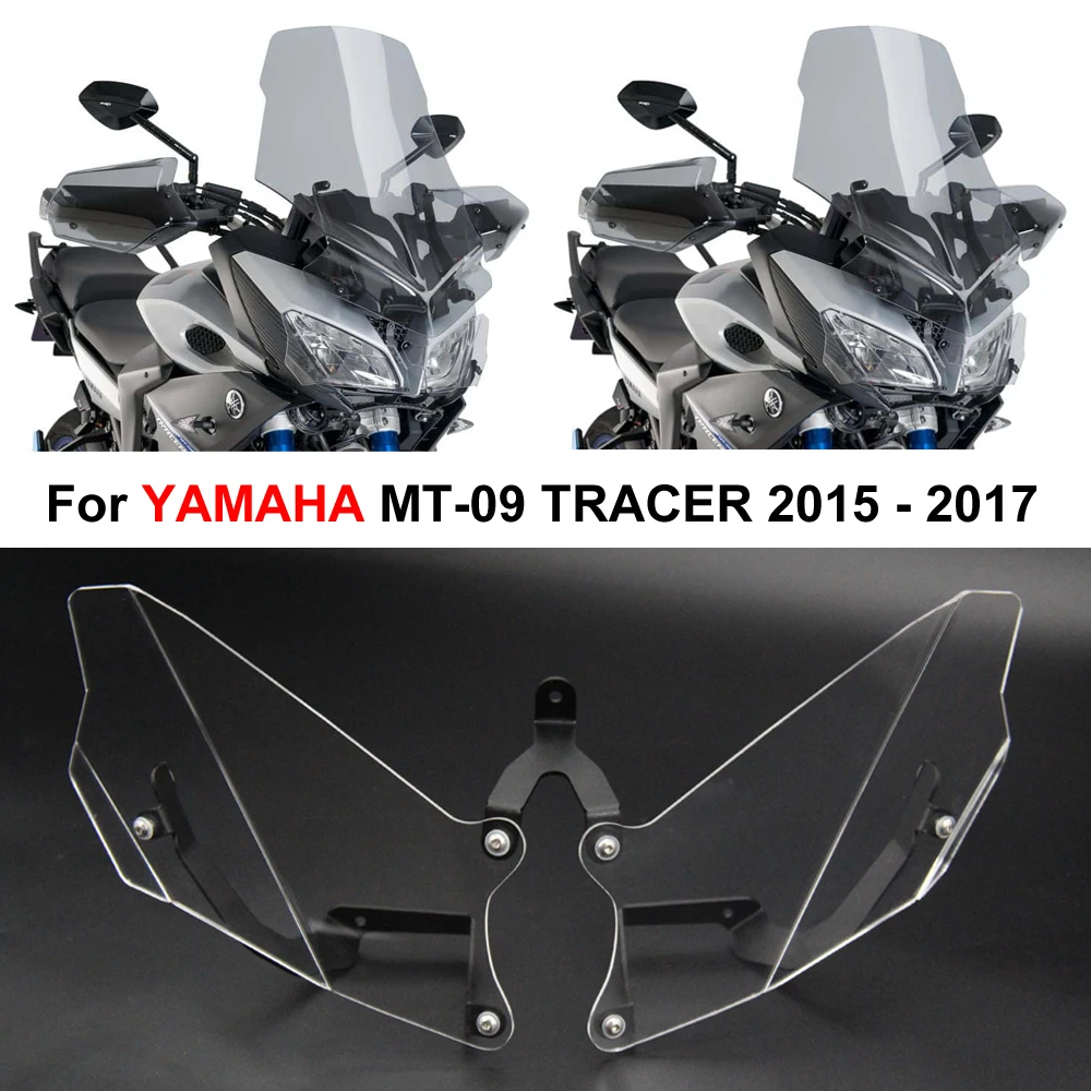 Dành Cho Xe YAMAHA MT-09 TRACER 2015-2017 Xe Máy Trước FAIRING Đèn Pha PROTETCION Bao