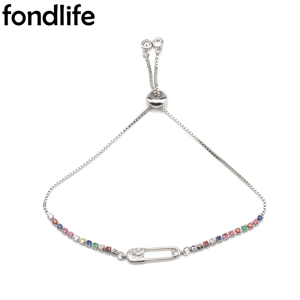 AAA Unisex Jewelry 2021 Newest Pin Bracelet Personality Creative CZ Hand-woven Red String Woman Adjustable Exquisite Couple Gift